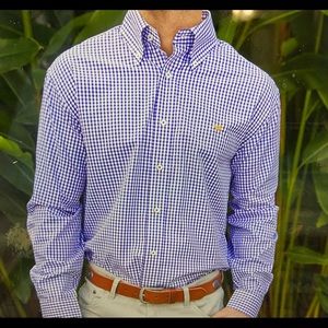Southern Marsh purple button down